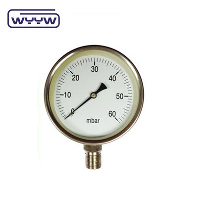 60~100mm CmH2O 캡슐 압력 측정기 1.6% 정확성