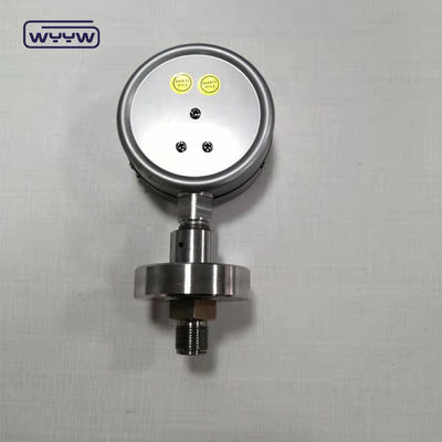 SS316 실리콘 위생 압력 측정기 100mm 1.6% 정확도
