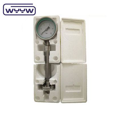 ISO9001 고온 압력 측정기 기량 100mm 대막 밀폐 유형