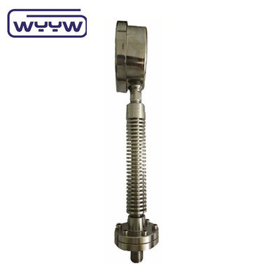 ISO9001 고온 압력 측정기 기량 100mm 대막 밀폐 유형