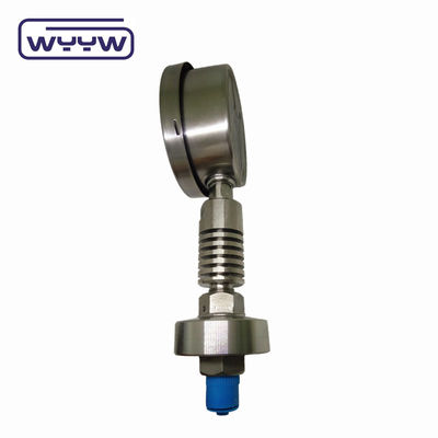 ISO9001 고온 압력 측정기 기량 100mm 대막 밀폐 유형