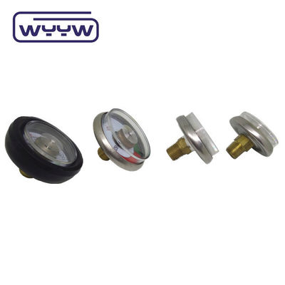 4000PSI 38mm ss 케이스 스프링 튜닝 고무 덮개 실린더 압력 측정기와 작은 크기