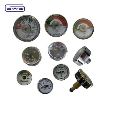 4000PSI 38mm ss 케이스 스프링 튜닝 고무 덮개 실린더 압력 측정기와 작은 크기