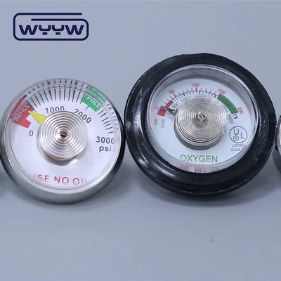 38mm 산소 사용 기름 psi 의료 압력 기기