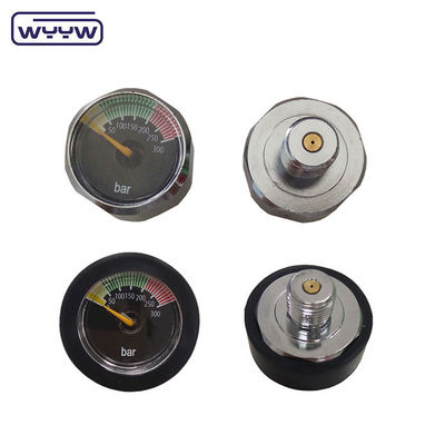 22mm 미니 마노미터 1/8bspp 가스 흐름 미터 pcp 인라인 다이빙 측정 바 스쿠버 압력 측정