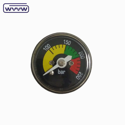 특수 작은 공기 25mm 바 psi M10X1 OEM 작은 압력 측정기