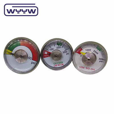 OEM 미니 압력 측정기 38mm 스틸 소화기 압력 측정기