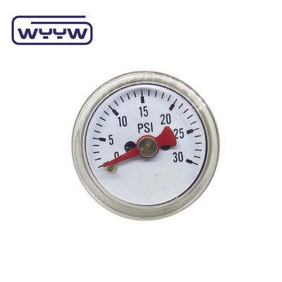 1 인치 25mm 바 Psi 작은 마노미터 압력 측정기 1/8 Npt 1 년 보증