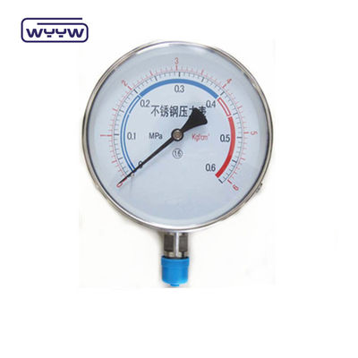 WYYW 공장 100mm 스테인리스 스틸 압력 측정기 가격