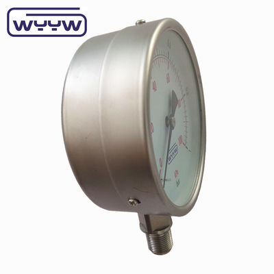 건조 스테인리스 스틸 테스트 압력 측정기 100mm OEM ODM OBM 사용자 정의