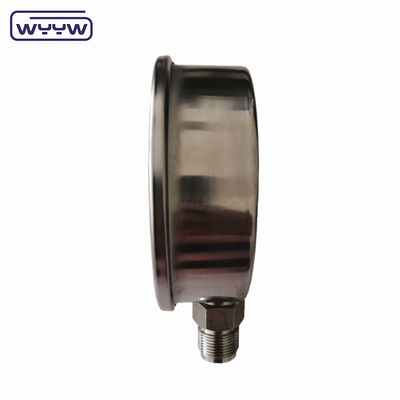 SS304 0-100Bar PSI 63mm 100mm 글리세린 마노미터 압력 측정기 글리세린 가득