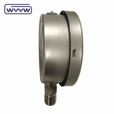 바요네트 Kgf/Cm2 Psi 4&quot; 액체로 채워진 압력 측정기 바닥 연결