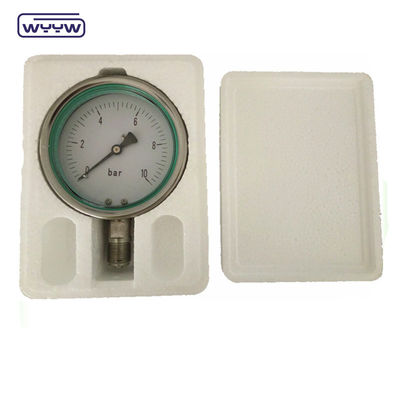 60mm 실리콘 수압 액체로 채워진 압력 척도 스테인리스 스틸 재료