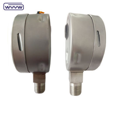 100mm 모든 SS304 안전 유리 바요네트 압력 측정기 1 년 보증