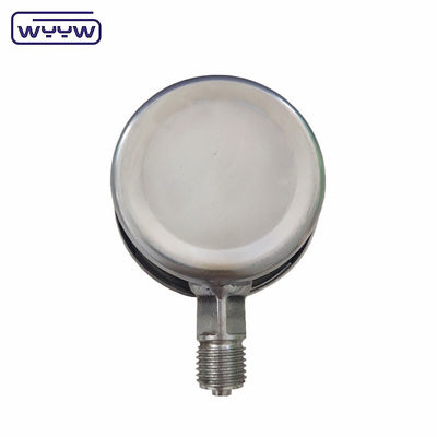 WYYW 고압 측정기 60mm 모든 스테인레스 스틸 실리콘 오일로 채워진 압력 측정기