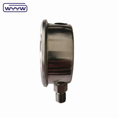 2.5&quot; SS304 기름으로 채워진 고압 측정기 Psi 2.5% 1.6% 정확성