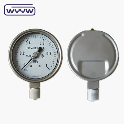 2.5&quot; SS304 기름으로 채워진 고압 측정기 Psi 2.5% 1.6% 정확성