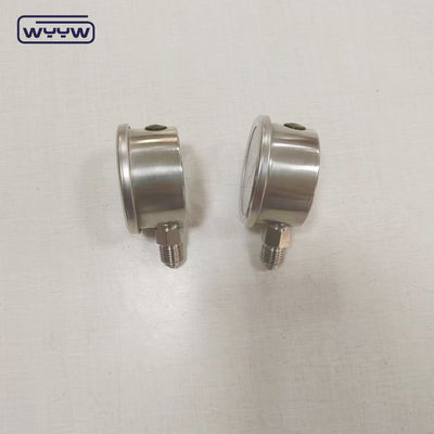 액체로 채워진 압력 측정기 50mm 밑 1/4&quot;Npt OEM 압력 측정기