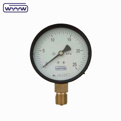 캡슐 압력 측정기 100 Mbar Bellows 마노미터 100mm G1/2&quot;