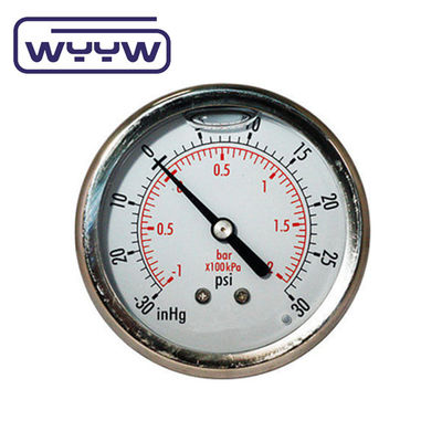 화합물 압력 측정기 진공 및 긍정적 압력 기량 63mm 100mm