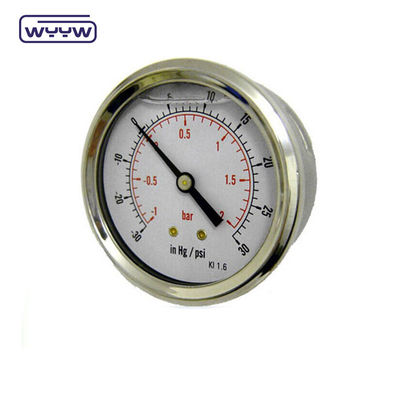 화합물 압력 측정기 진공 및 긍정적 압력 기량 63mm 100mm
