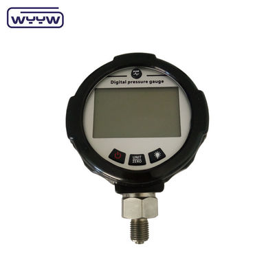 작업 온도 20-140 ° F -6.67 ~ 60 ° C 80mm 디지털 압력 측정기 304SS 요소 재료