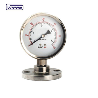 100mm NPT 스레드 표준 디아프라그마 압력 측정기