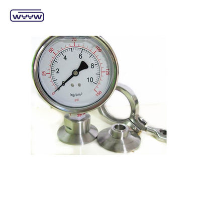 100mm NPT 스레드 표준 디아프라그마 압력 측정기