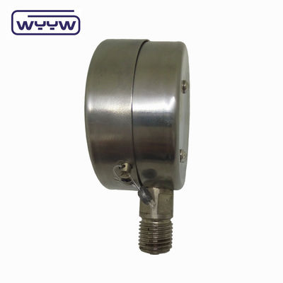 63mm 지름 ±2.5% 정확도 클래스 모든 스테인리스 스틸 압력 측정기 OEM 서비스를 받아