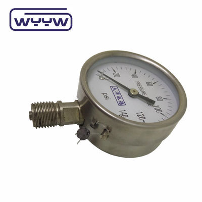 63mm 지름 ±2.5% 정확도 클래스 모든 스테인리스 스틸 압력 측정기 OEM 서비스를 받아