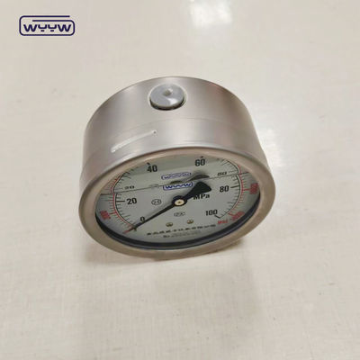 11 년 생산 경험 압력 측정기 기량 0-100Mpa 압력 범위 바닥 뒷 장착