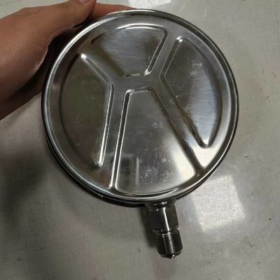 1년 ±1.6%의 전체 스케일 정확성 액체로 채워진 진공 가이드 1/4&quot; 1/2''BSP/PT/NPT/G/M 스레드