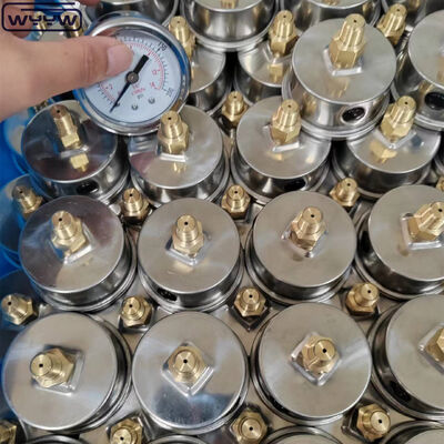 60mm 다이얼 크기 및 산업용 백 마운트 스테인리스 스틸 진공 압력 게이지