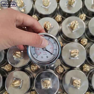 60mm 다이얼 크기 및 산업용 백 마운트 스테인리스 스틸 진공 압력 게이지