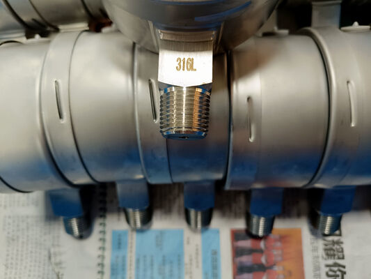 4인치 316 스테인리스 스틸 압력 게이지, 충격 방지 성능을 위한 베요넷 링 포함