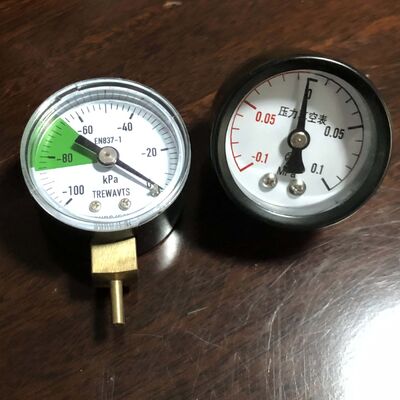 산업용 가스 압력 게이지 & 미터 (안전 및 누출 방지 성능을 위한 가스별 보정)