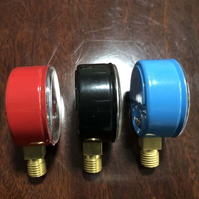 2인치 (50mm) 가스 시험 압력 측정기 0-25MPa 범위 및 가스 시스템에 대한 고정도 인증