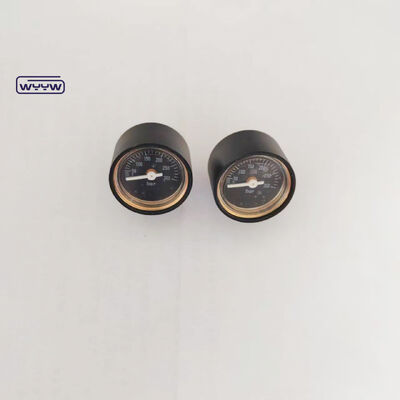 에어건용 30mm 300bar 스틸 케이스 미니 압력 측정기