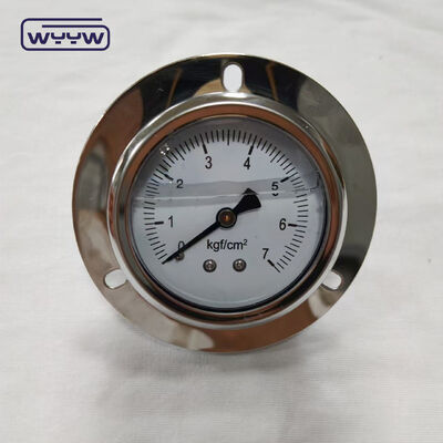 2.5" Glycerin Filled Back Connection With Flange Hydraulic Pressure Test Gauge