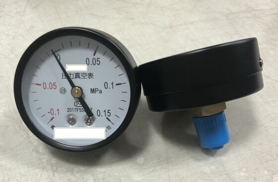 63mm (2.5인치) 압력-진공 게이지 -0.1~0.15 MPa 클래스 2.5 건식 게이지